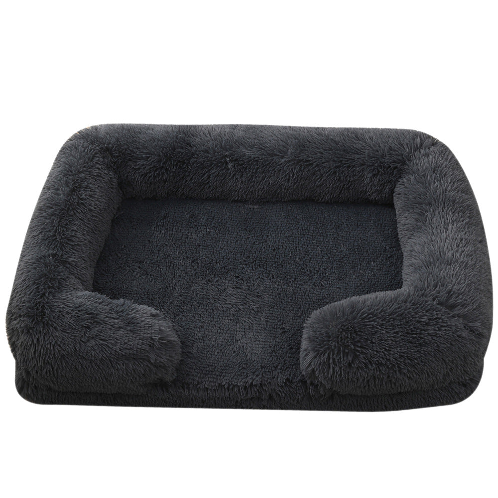 Plush Round Winter Comfort Pet Bed: The Ultimate Cozy Retreat for Your Pet