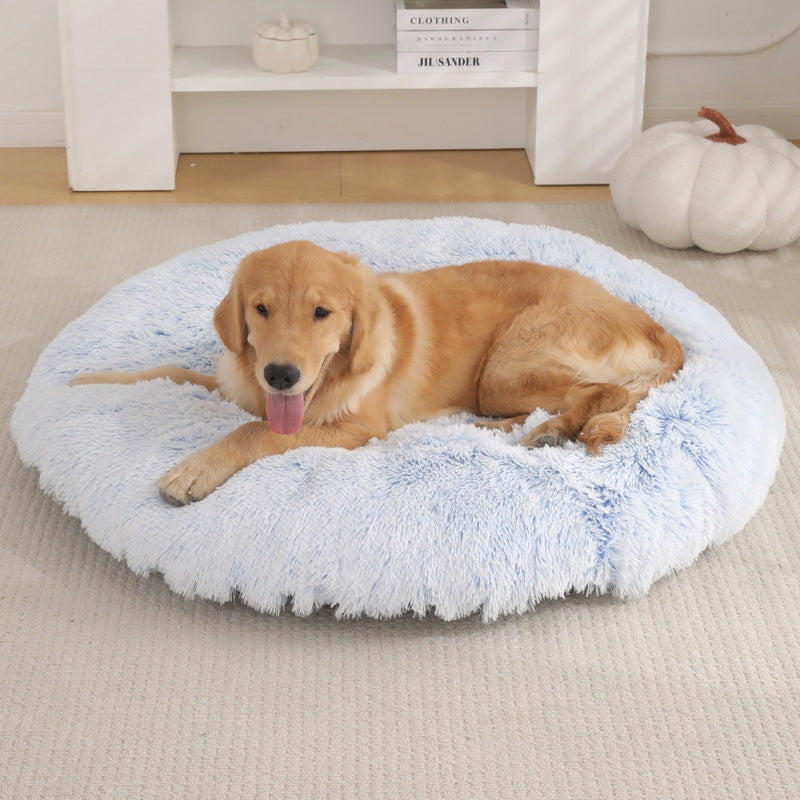 Pet Round Plush Warm Sleeping Bed Mat For Pets