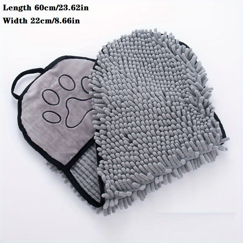 Absorbent Pet Bath Towel Microfiber Quick Dry Cleaning Tool Pet Supplies