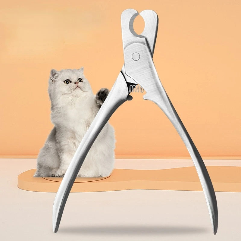 Professional Pet Nail Clipper Safety Stainless Steel Grooming Tool