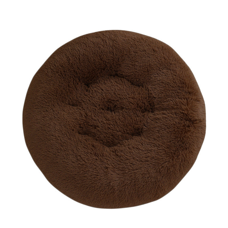 Pet Round Plush Warm Sleeping Bed Mat For Pets