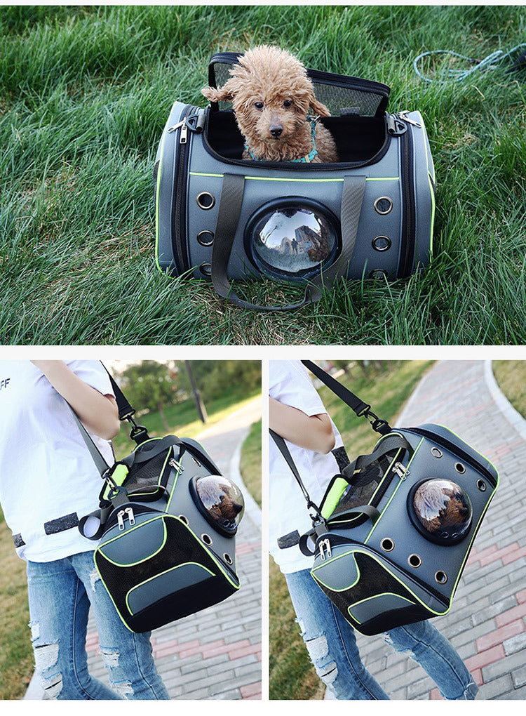 Portable Pet Diaper Backpack Travel Carrier Bag