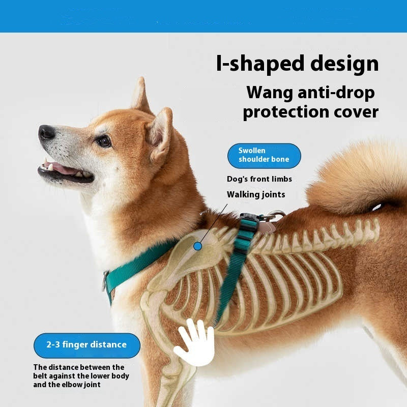 Explosion Proof Pet Rope Leash Chest Strap Multifunctional Harness