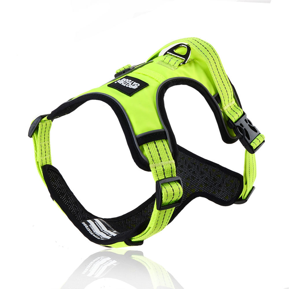 Reflective Breathable Pet Vest Rope Leash Harness