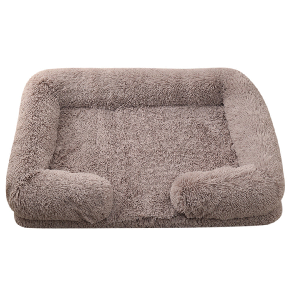 Plush Round Winter Comfort Pet Bed