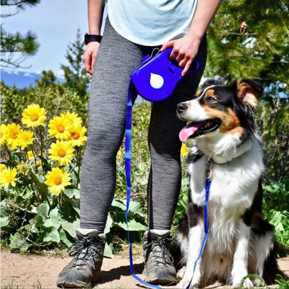 Automatic Retractable Pet Leash Multifunctional Portable Walking Tool