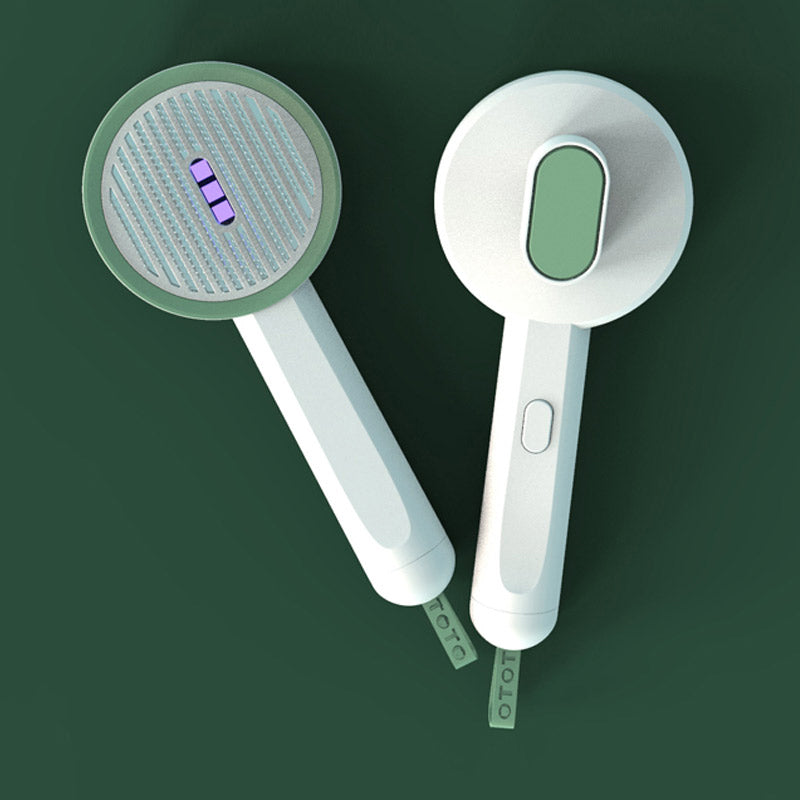 2 In 1 Pet Grooming Comb UVC Detection Hair Removal Tool
