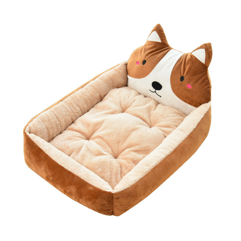 Large Warm Cozy Pet Bed Soft Fleece Nest Basket