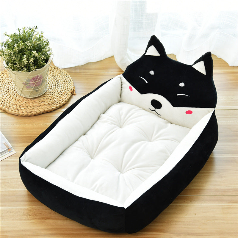 Large Warm Cozy Pet Bed Soft Fleece Nest Basket