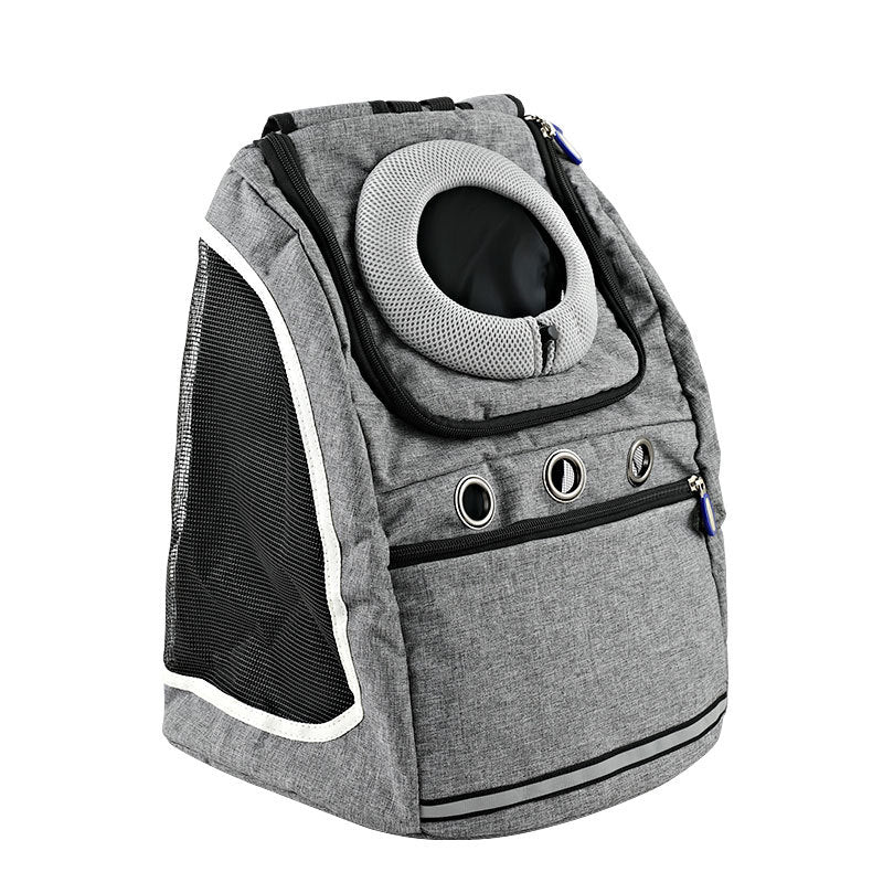 Double Shoulder Pet Backpack Portable Travel Carrier Bag