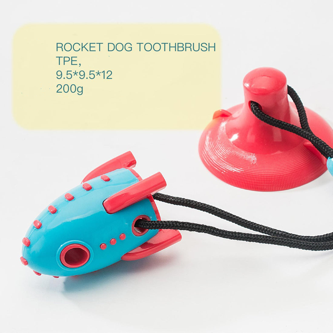 Rocket Shaped Treat Dispensing Bite Resistant Pet Toy