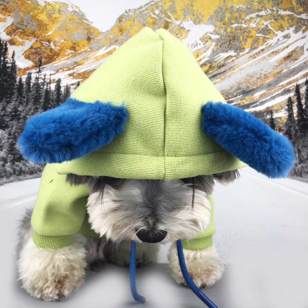 VIP Plush Velvet Pet Sweater Warm Cozy Apparel
