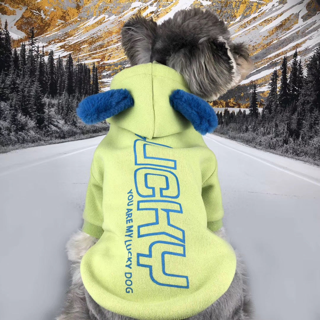 VIP Plush Velvet Pet Sweater Warm Cozy Apparel