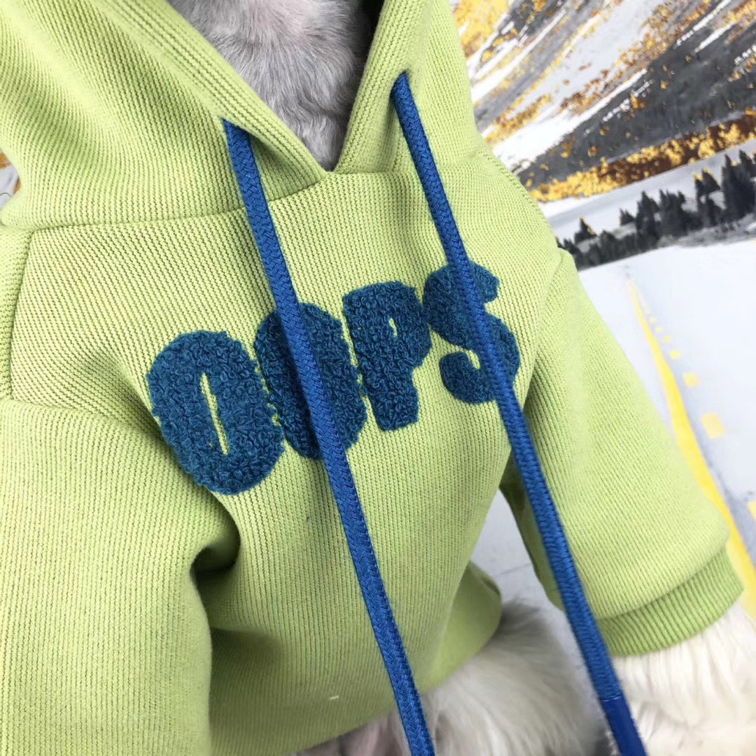 VIP Plush Velvet Pet Sweater Warm Cozy Apparel