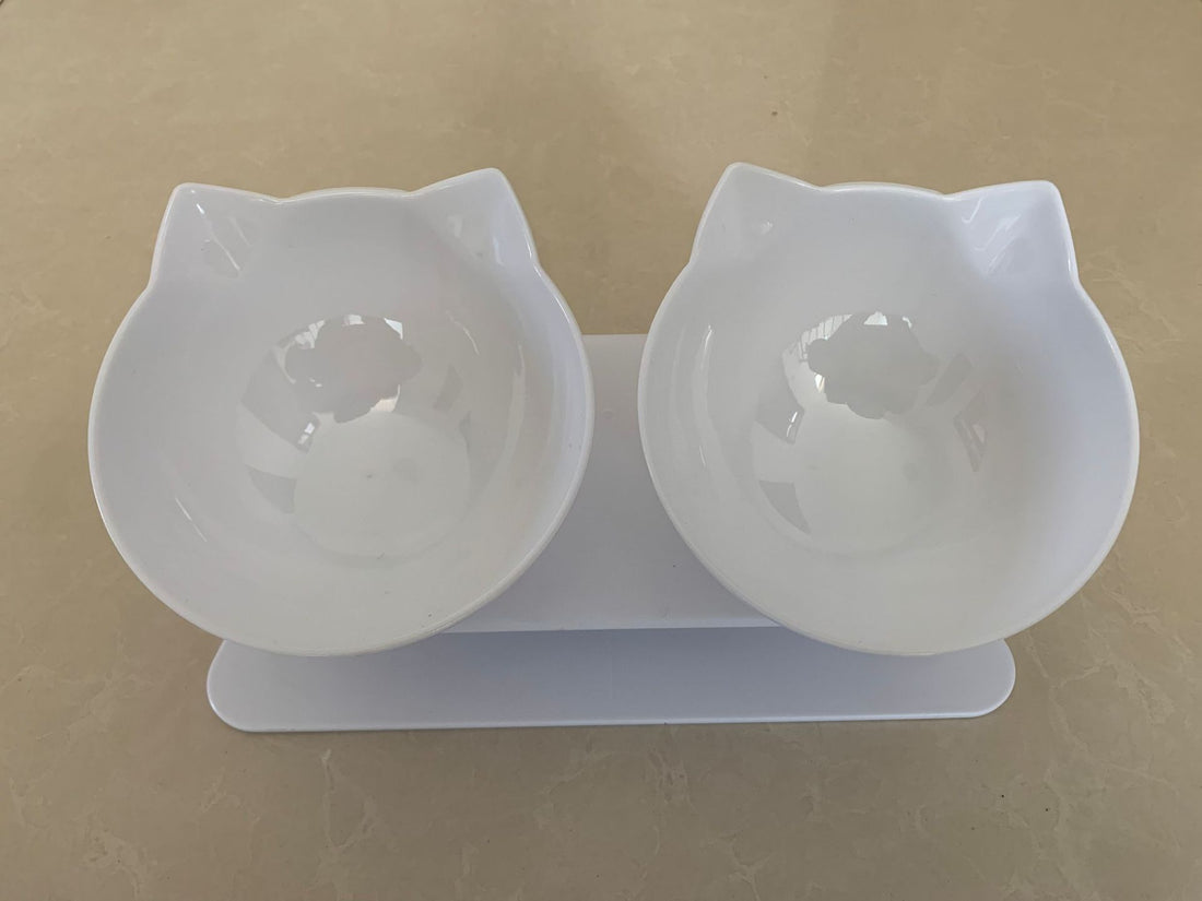 Pet Adjustable Elevated Feeding Bowl Stand