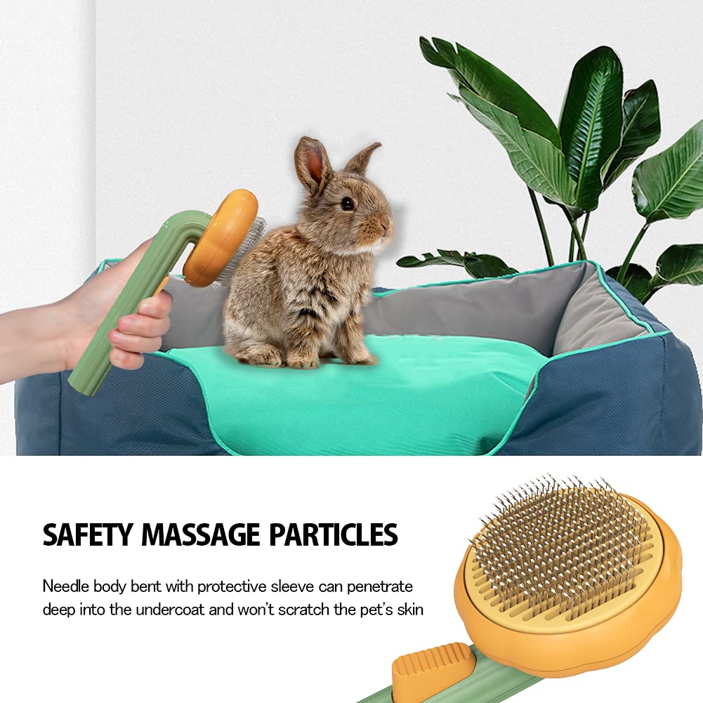 Pet Grooming Self Cleaning Slicker Brush Pet Grooming Tool