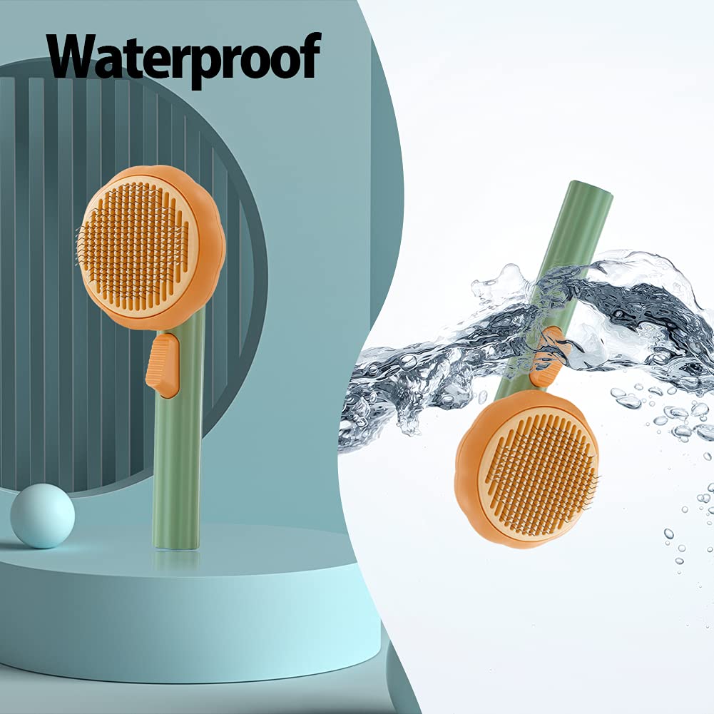 Pet Grooming Self Cleaning Slicker Brush Pet Grooming Tool
