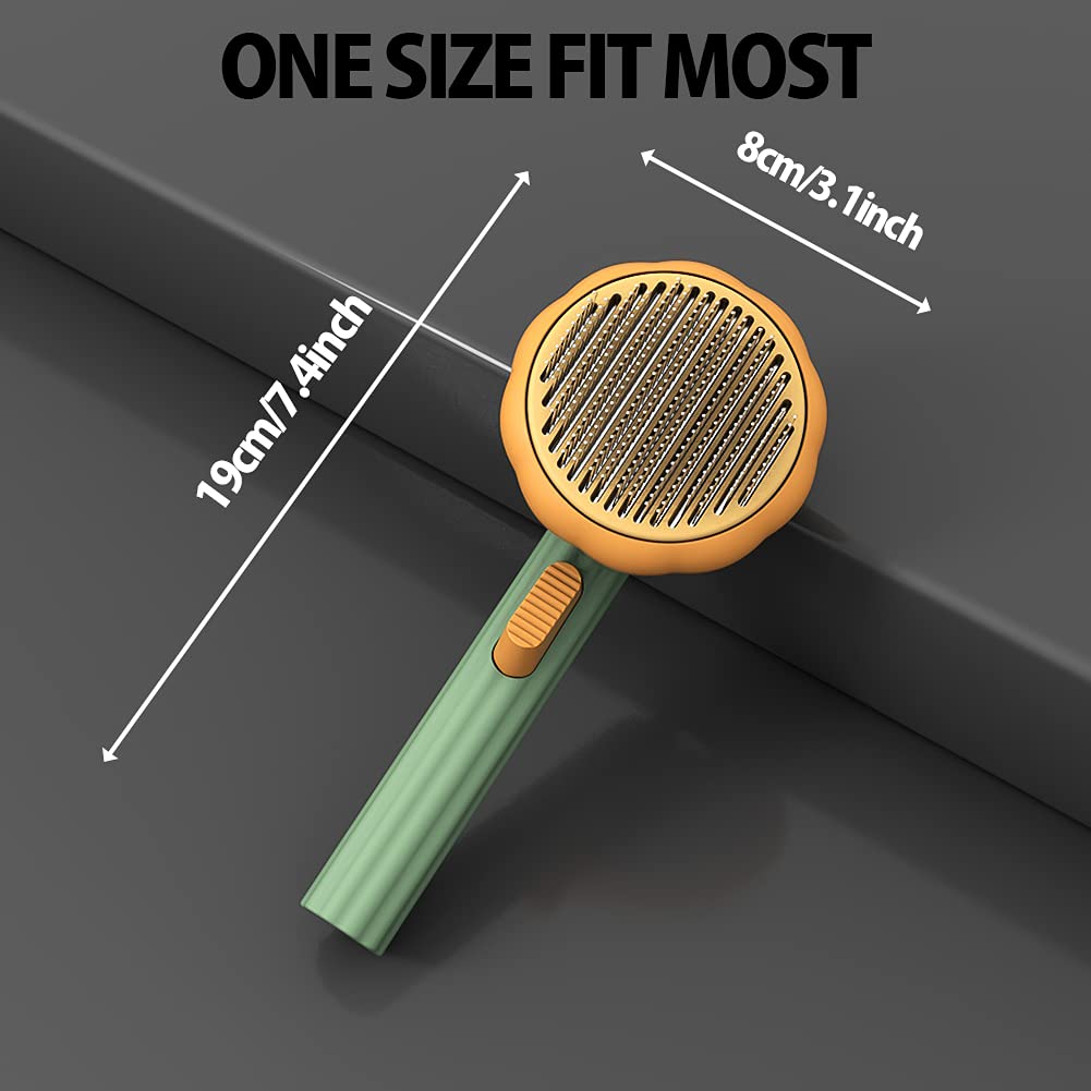 Pet Grooming Self Cleaning Slicker Brush Pet Grooming Tool