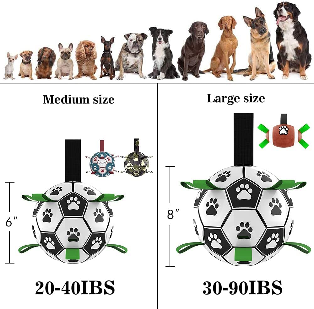 Interactive Outdoor Pet Football Training Ball For Large Pets
