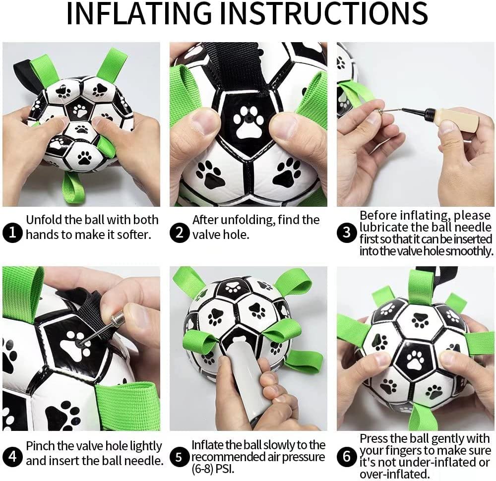 Interactive Outdoor Pet Football Training Ball For Large Pets
