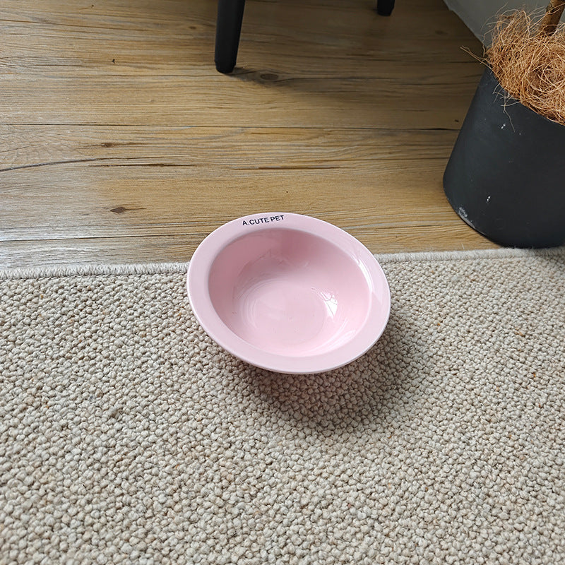Anti-Tumble Elevated Ceramic Pet Double Feeding Bowl