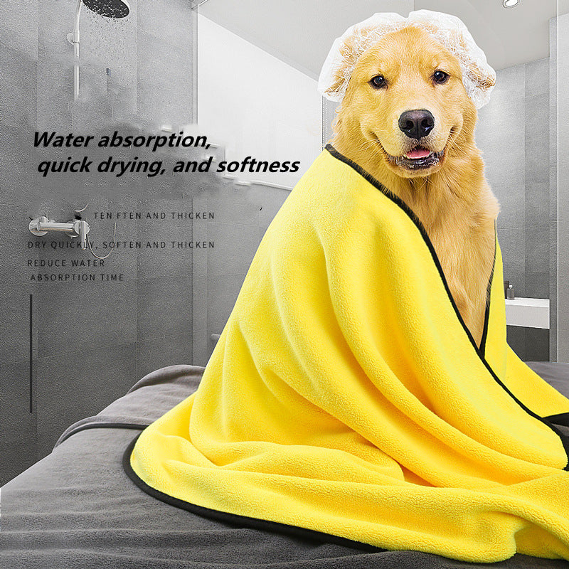Super Absorbent Pet Drying Towel Quick Dry Microfiber Pet Robe