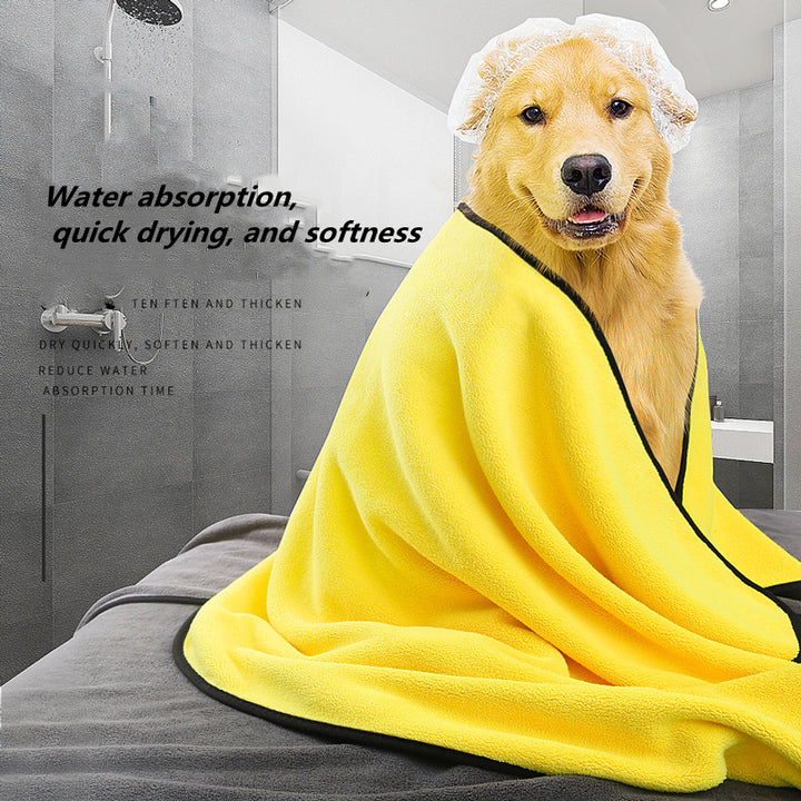 Super Absorbent Pet Drying Towel Quick Dry Microfiber Pet Robe