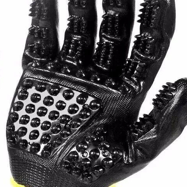 Pet Grooming Rubber Hair Removal Glove Shedding Massage Tool