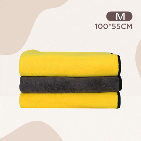 Absorbent Pet Bath Towel Quick Dry Microfiber Pet Supplies