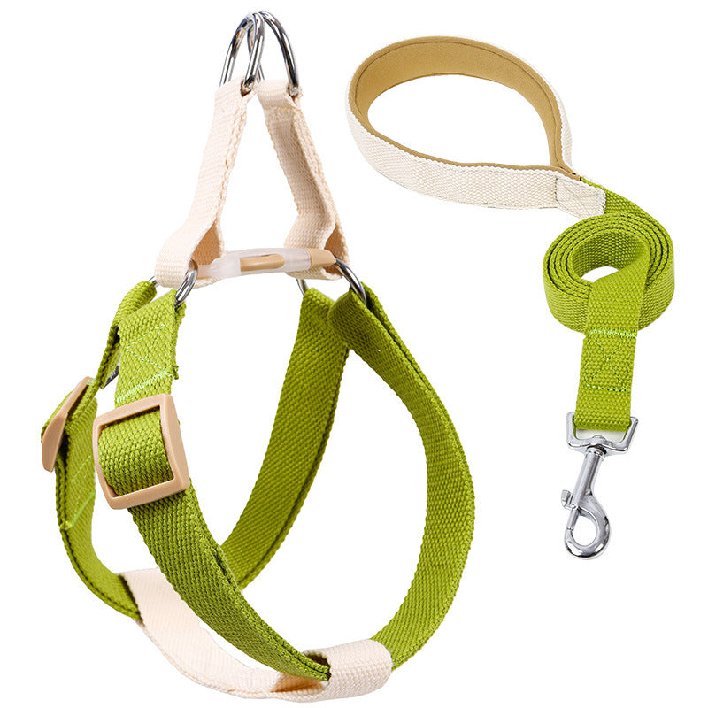 Colorful Pet Drawstring Vest Style Retractable Leash