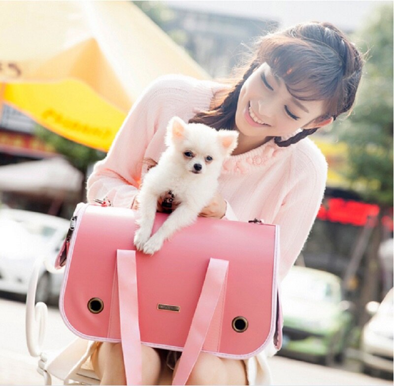 Portable Pet Shoulder Backpack Travel Carrier Bag