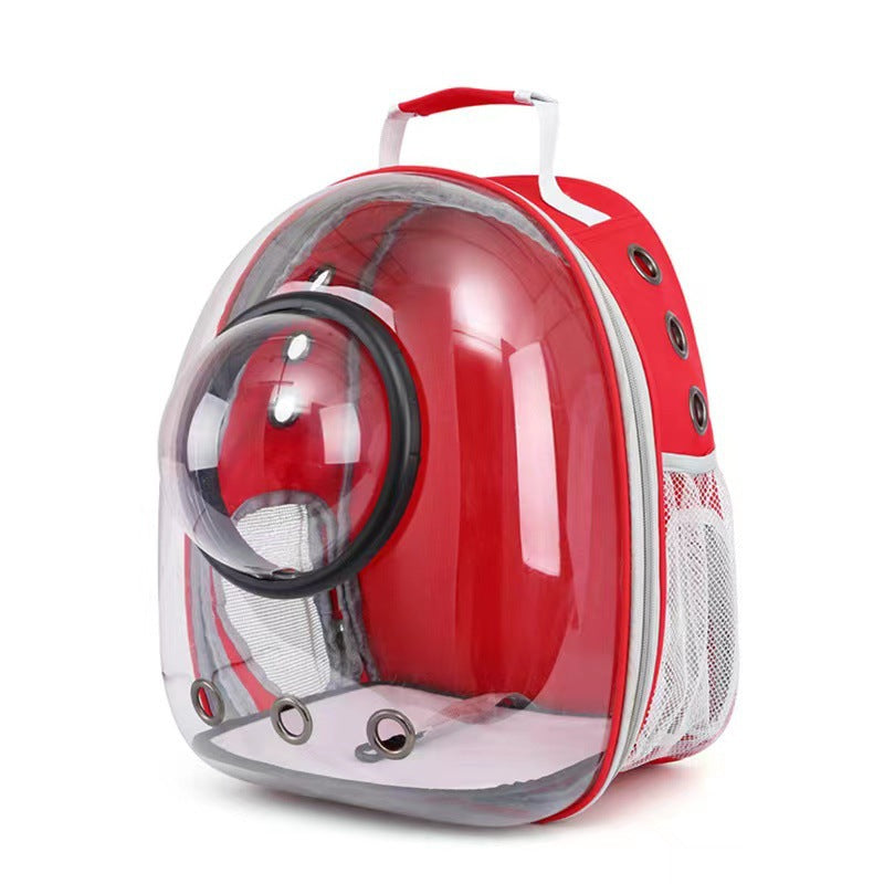 Transparent Skylight Pet Backpack Large Capacity Breathable Carrier