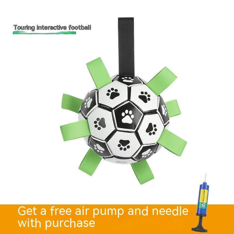 Interactive Football Pet Toy Outdoor Training Chew Ball