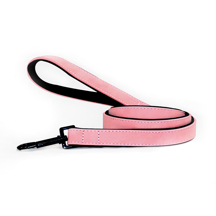 Durable Pet Leather Leash Pull Resistant Walking Lead