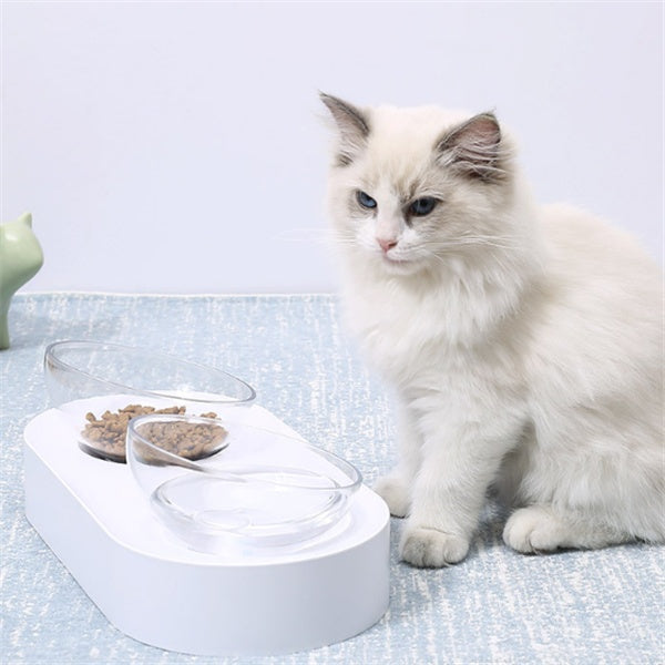 Pet Adjustable Elevated Feeding Bowl Stand