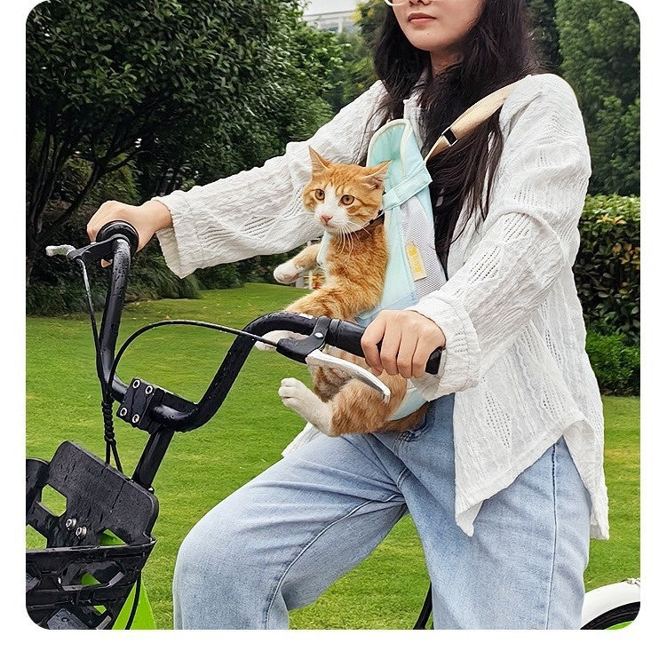 Portable Pet Chest Backpack Travel Walking Carrier Bag