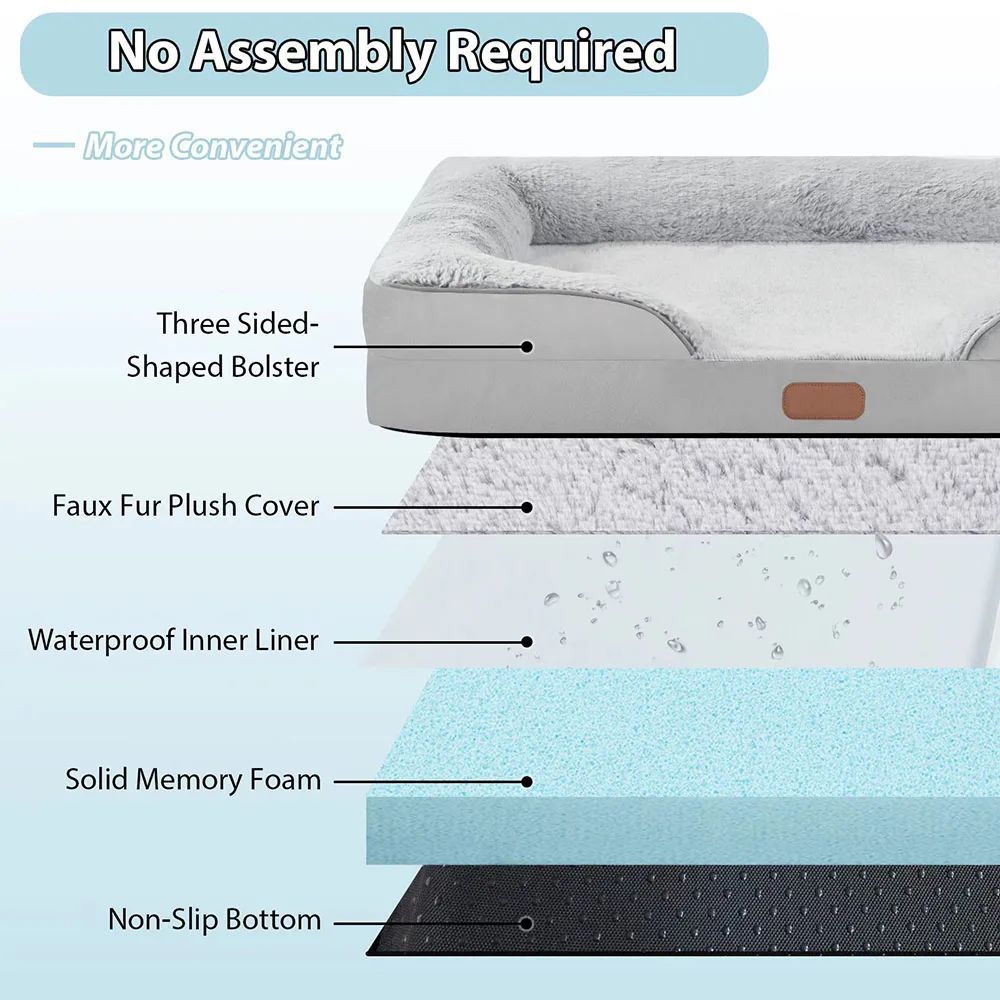 Waterproof Pet Bed Sofa Mat For Medium Large Pets