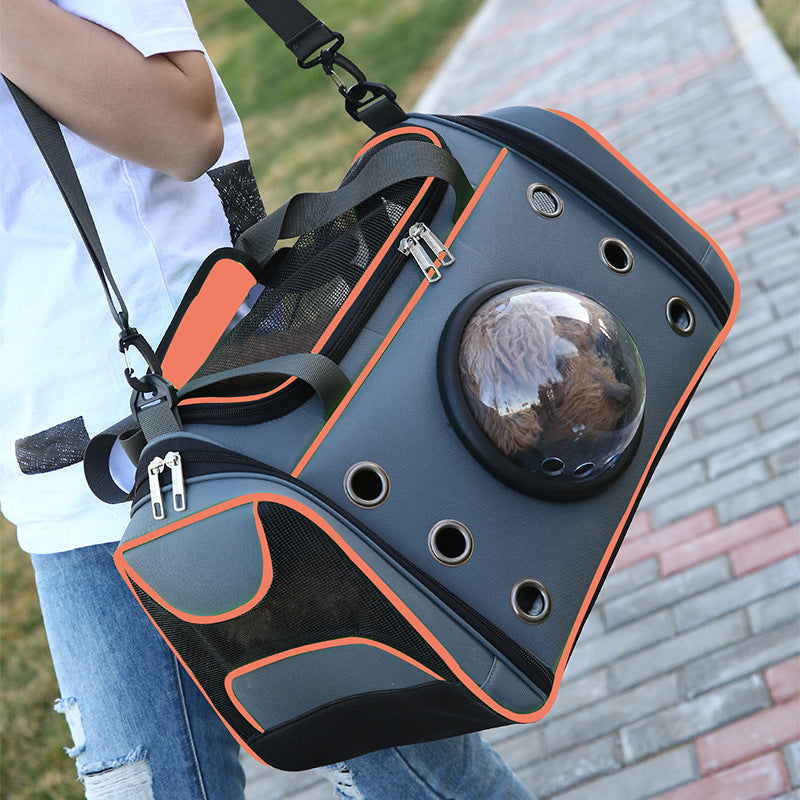Portable Pet Diaper Backpack Travel Carrier Bag