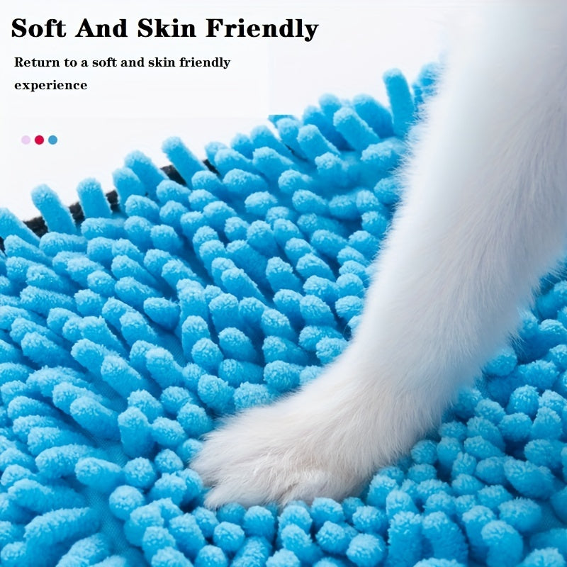 Absorbent Pet Bath Towel Microfiber Quick Dry Cleaning Tool Pet Supplies