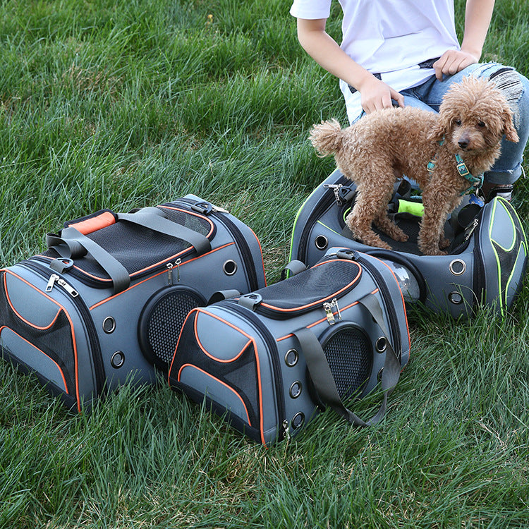 Portable Pet Diaper Backpack Travel Carrier Bag