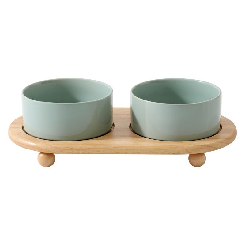 Ceramic Pet Food Bowls Durable Feeding Supplies