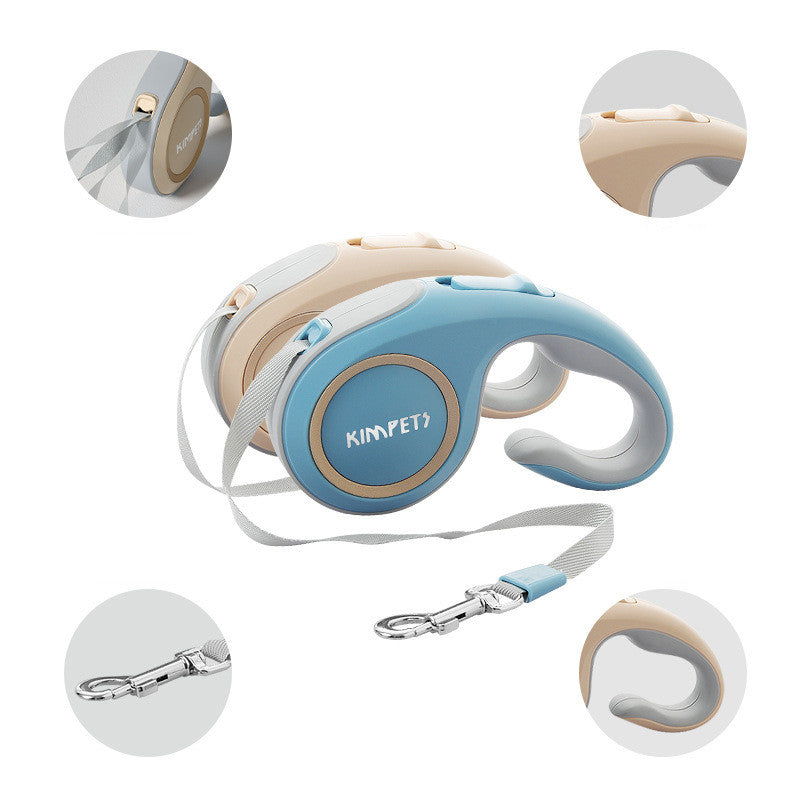 Automatic Retractable Pet Leash For Walking And Control