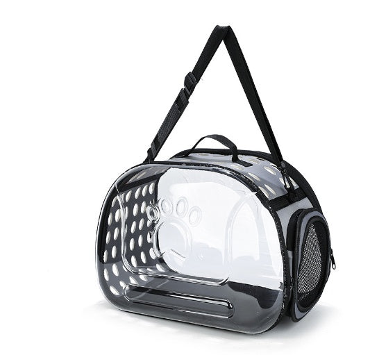 Portable Transparent Pet Backpack Travel Carrier Bag