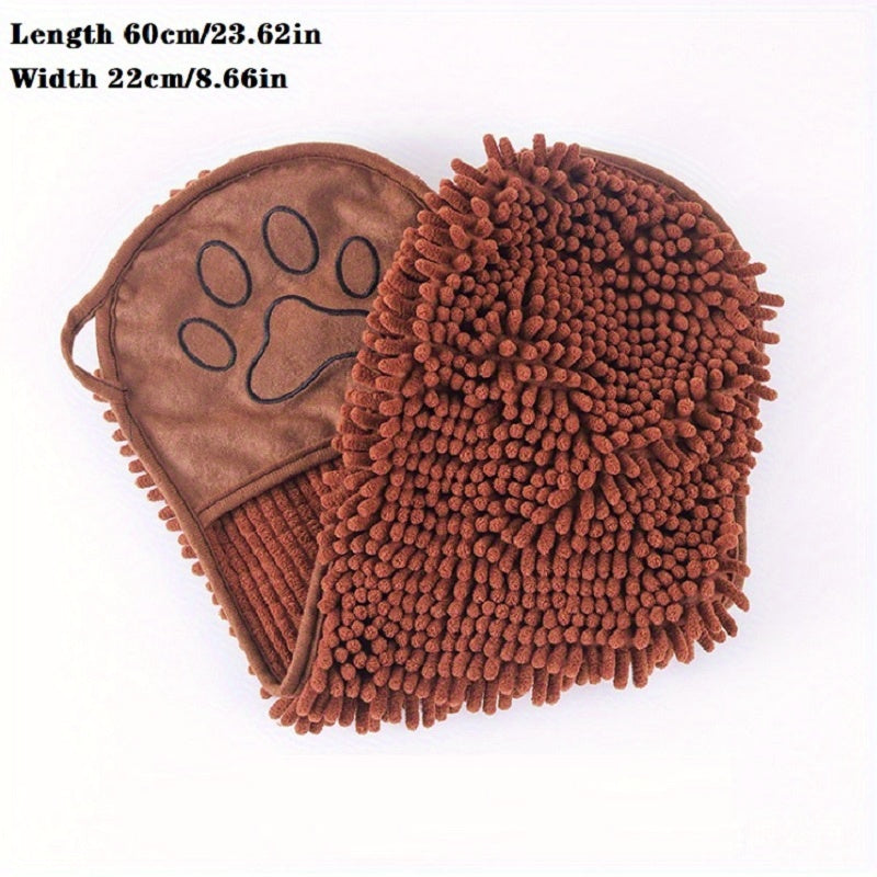 Absorbent Pet Bath Towel Microfiber Quick Dry Cleaning Tool Pet Supplies