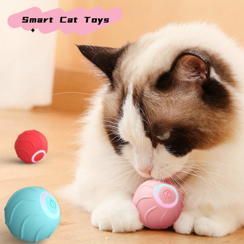 Smart Automatic Rolling Interactive Pet Ball Toy
