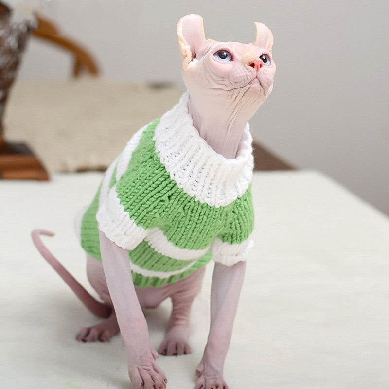 Warm Pet Sweater Cozy Indoor Comfort Apparel