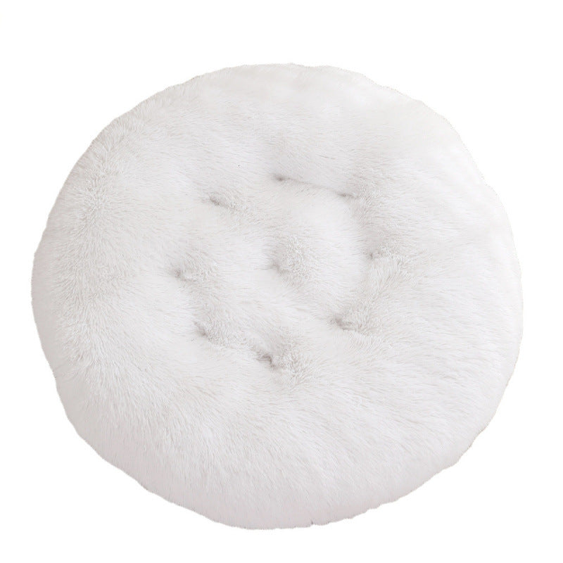 Pet Round Plush Warm Sleeping Bed Mat For Pets