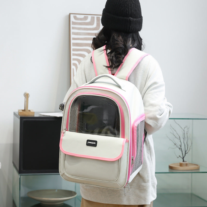 Cat Outdoor Portable Shoulder Breathable Pet Bag