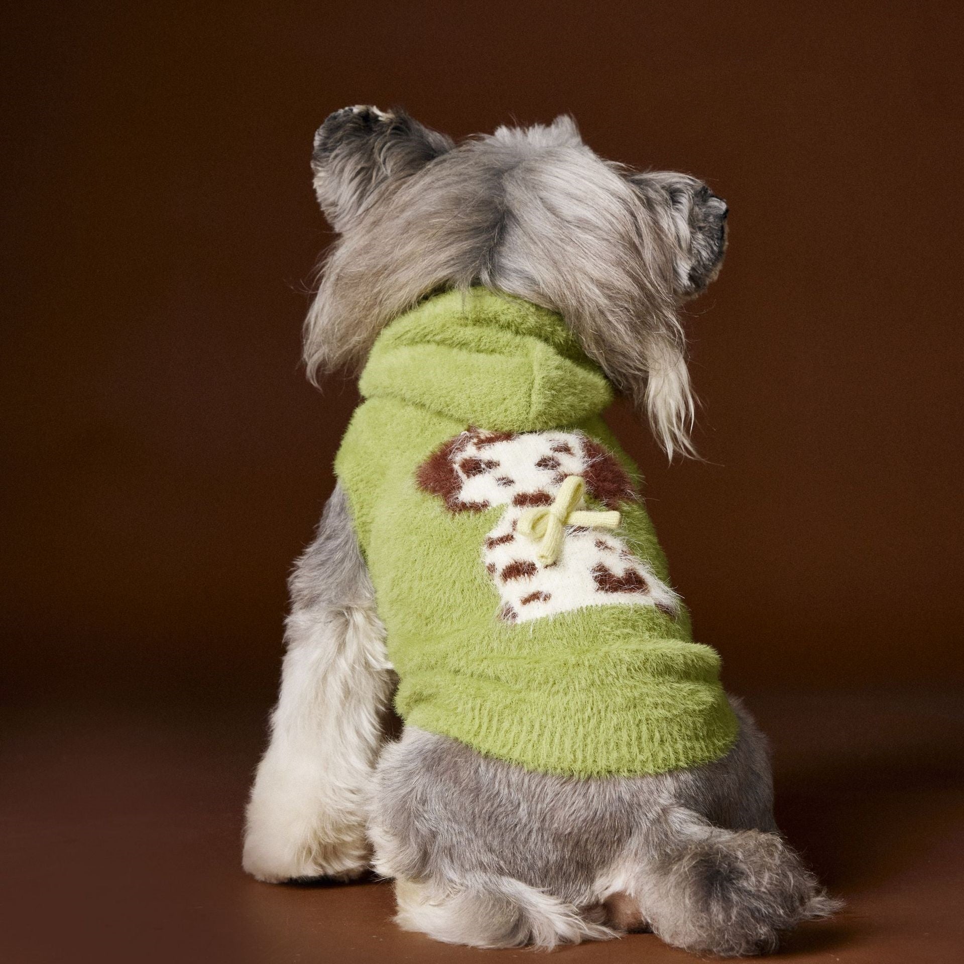 Spotted Pet Hooded Sleeveless Sweater Vest Cozy Wear