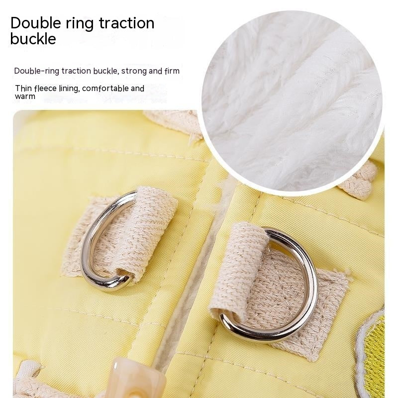Thickened Cotton Pet Autumn Winter Coat Anti Lint Wear